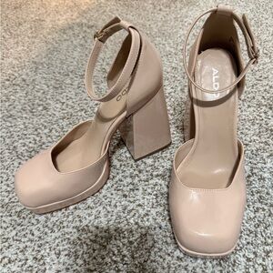 ALDO Emjay Mary Janes Heels in Bone